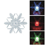 Figurina Fulg de Nea Led multicolor Decor fereastra 10 cm Home